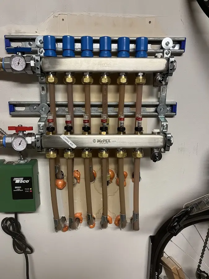 Plumber performing Water Heater Repair at a residential property in Lawnside